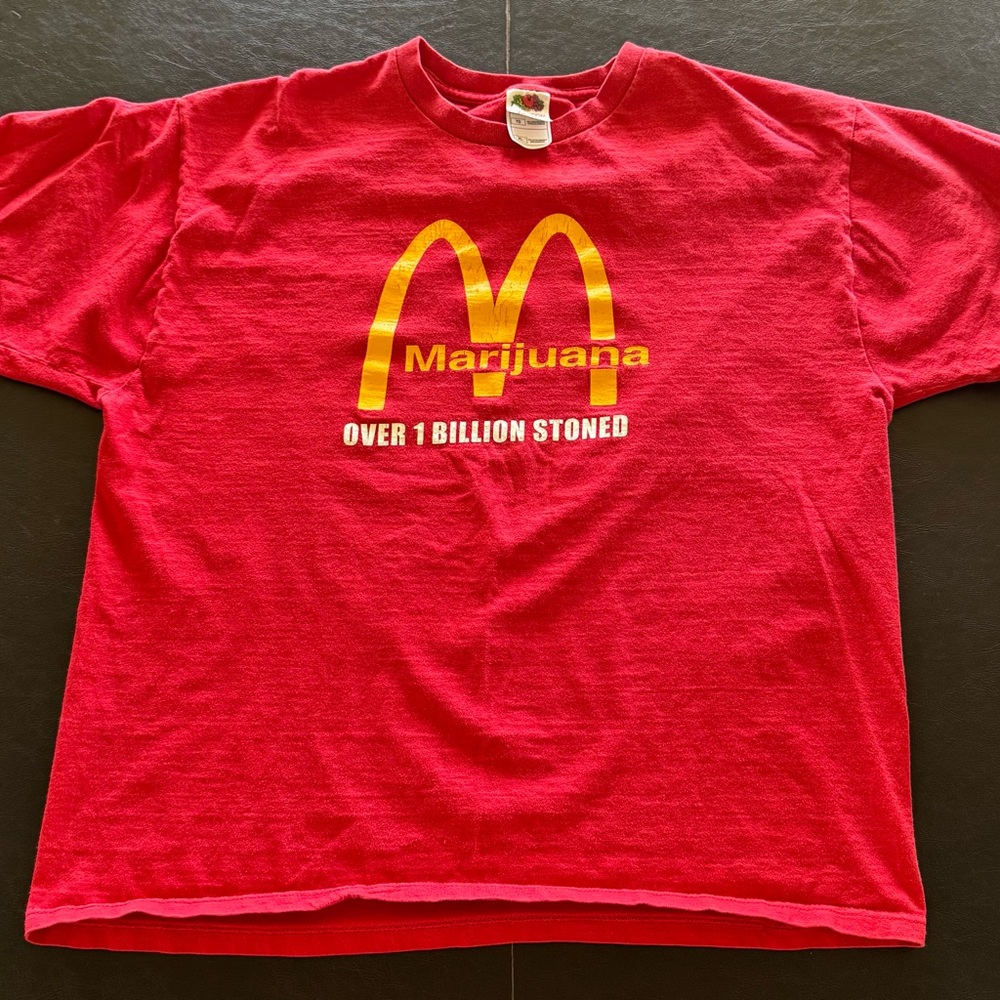 Vintage Stoner 420 McDonald’s Parody T Shirt